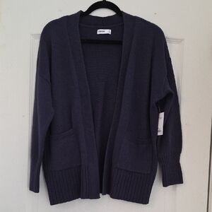 Women's Cozy Slate Blue Cardigan